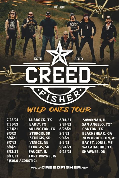 creed fisher concert dates 2024